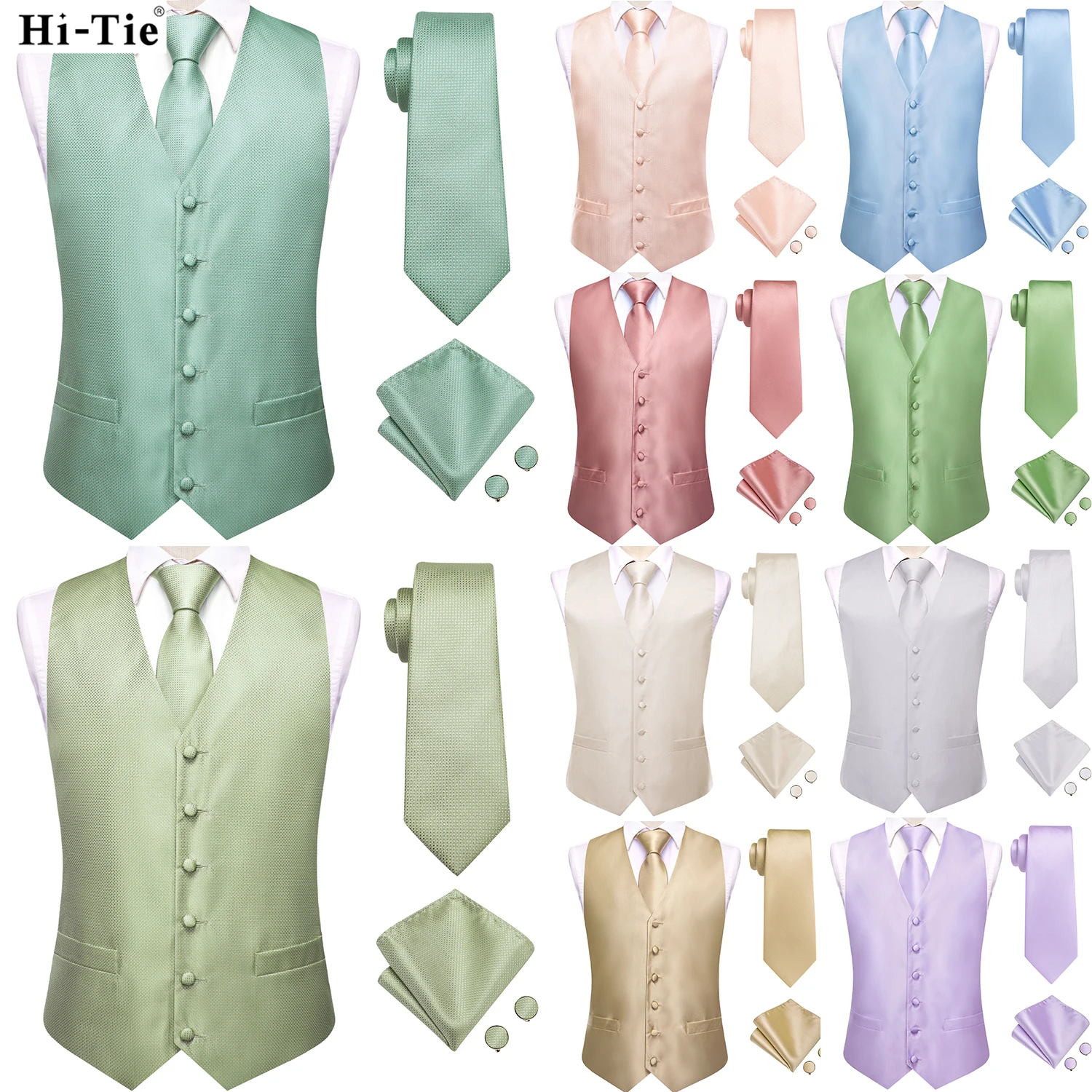 Men's Green Vests