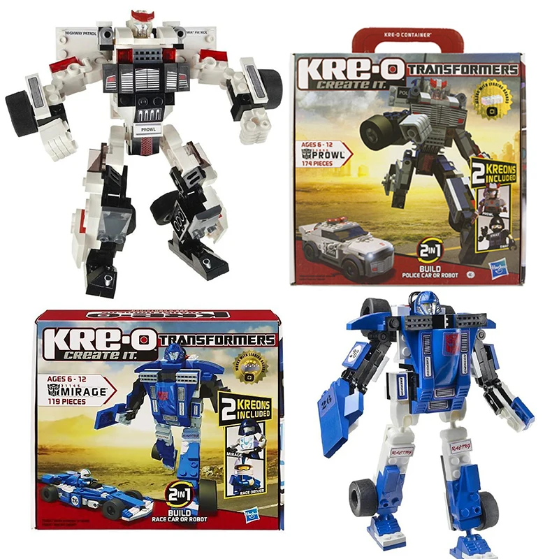 

Трансформеры Hasbro Kre-o Create IT Bumblebee Mirage Prowl, робот-трансформер, сборная игрушка, Коллекционная модель, подарок для детей