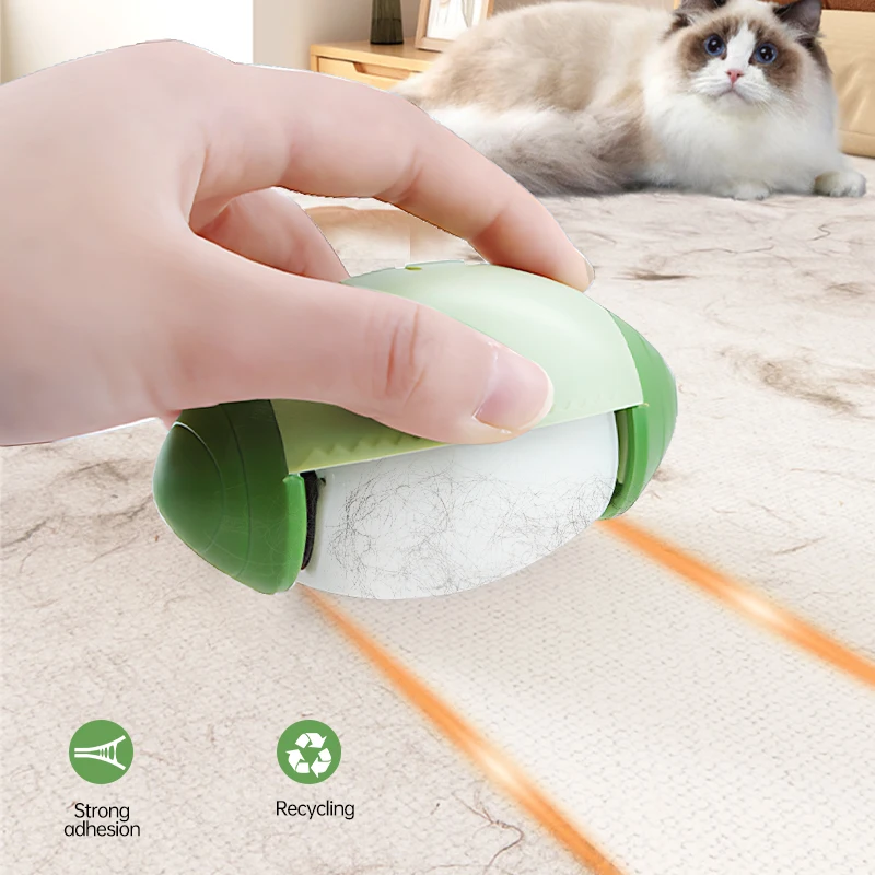 Washable Lint Remover Reusable High-Density TPR Silicone Roller for Home Car Office Pet Hair Removal Antibacterial Cleaning Tool 5