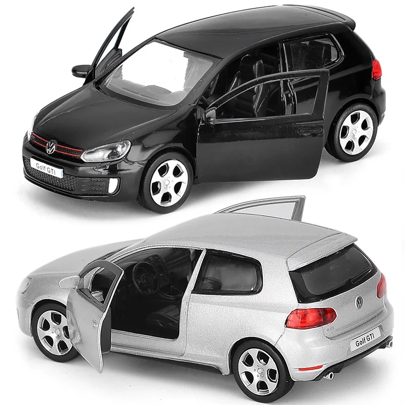 1/36 VW Golf 6 Diecasts Car Model Volkswagen To Scale Golf Gti Miniature Alloy Toy Pull Back Vehicle Models for Childrens Gifts