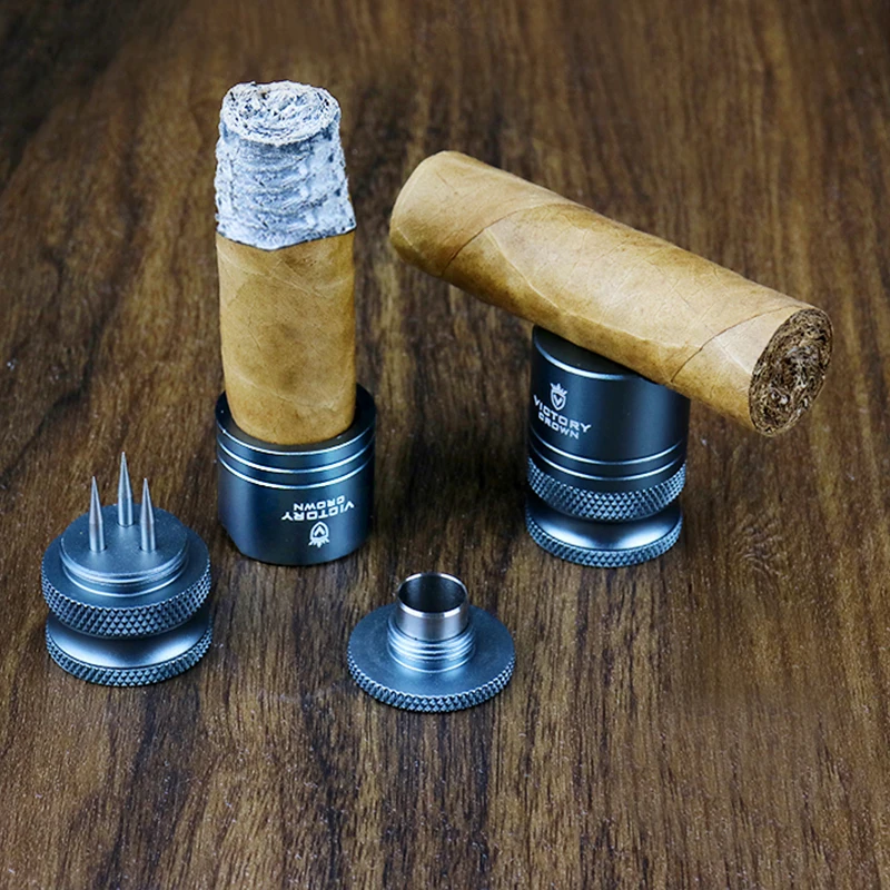 5In1MetalCigarNeedleDrawEnhancerCutterPunchCigarHolder