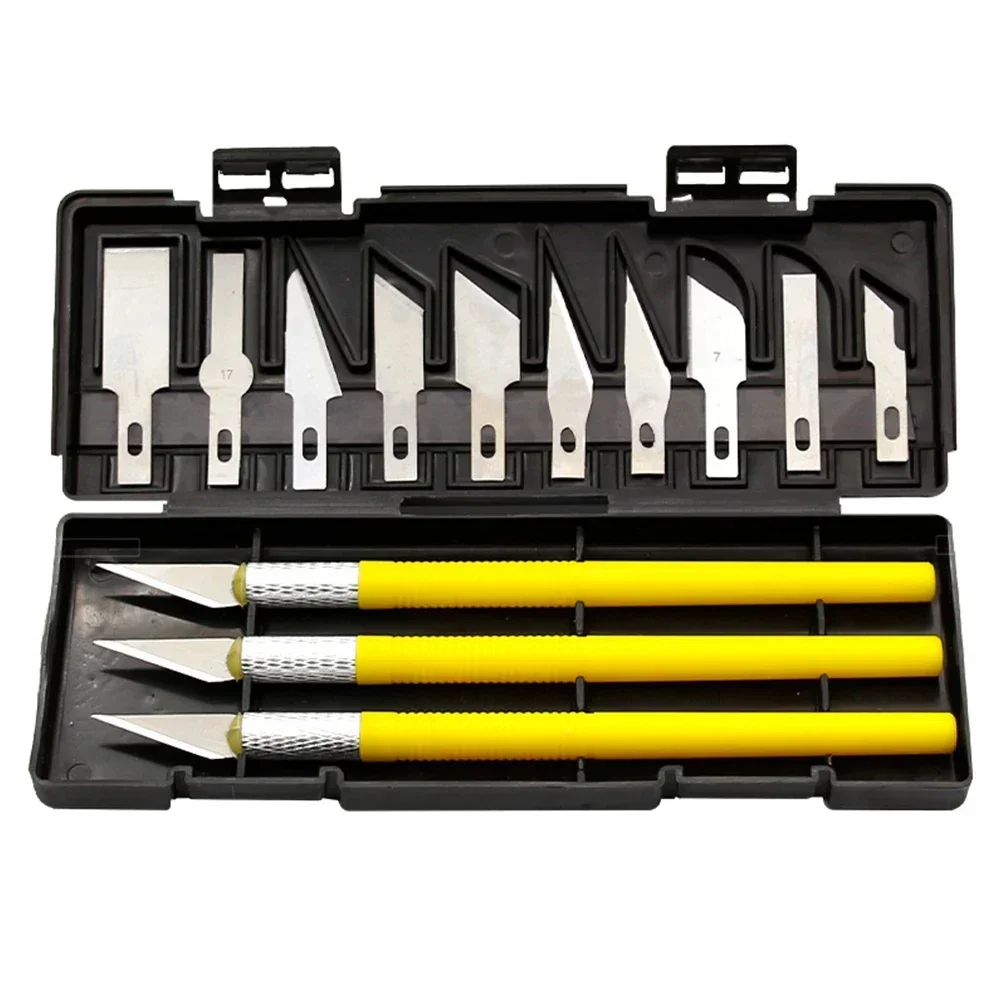 Art Carving Cutter Paper Cutter Metal Blade Wood Carving Blade Replacement Scalpel 13Pcs/set craft knives craft cutter tool art knife wood carving knife scalpel knife blades surgical scalpel