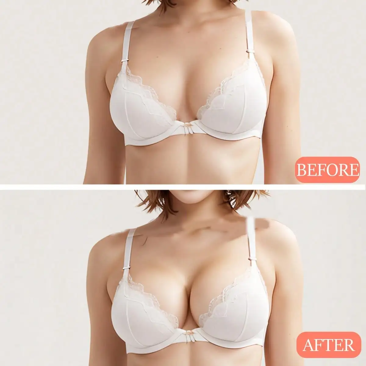 1PAIR Solid Self Adhesive Bra Double Both Sided Sticky Push Up Bra Inserts Reusable Adhesive Ultra Breast Lift Padding Insert 5