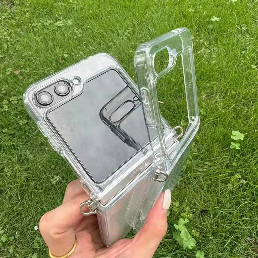Clear Silicone Cover with Metal Buckle and Loadable Lanyard