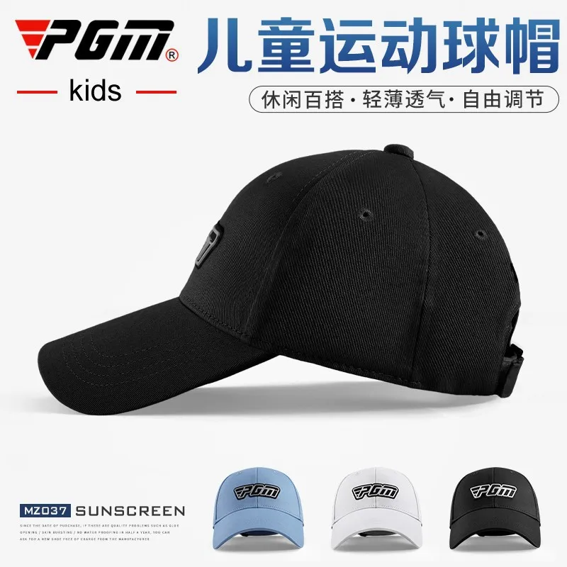 PGM Golf Hat Kids Shade Cap Summer Outdoor Children's Sunscreen Ball Hat Breathable MZ037