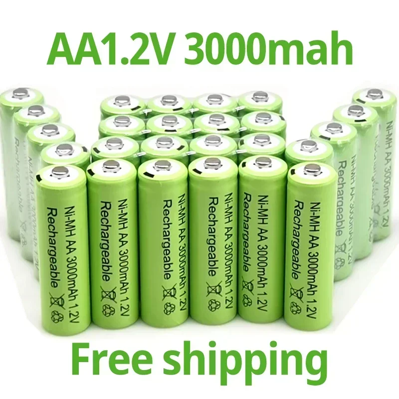 

2024 New 1.2V 3000mAh Ni MH AA rechargeable battery rechargeable Ni MH AA rechargeable toy microphone