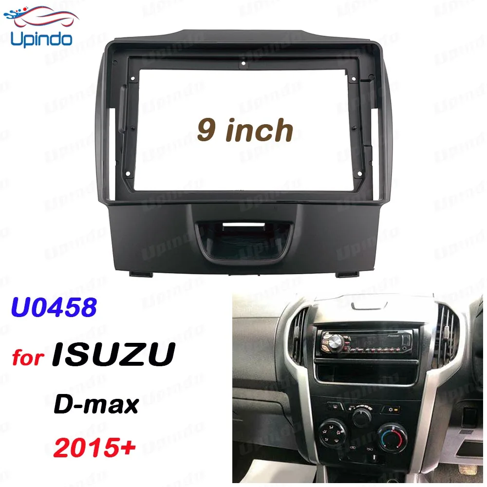

Автомобильные аксессуары 2 Din 9 дюймов радио Fascia GPS MP5 Панель рамка для Isuzu D-max 2015 + комплект крепления приборной панели