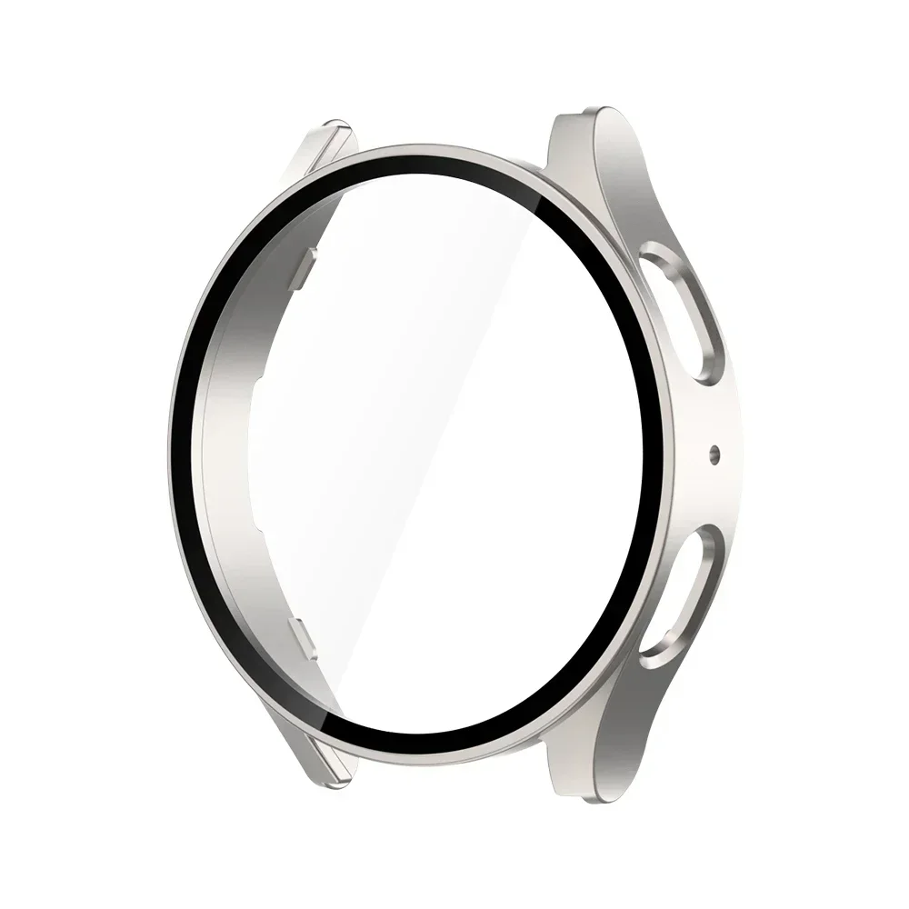 Premium Tempered Glass & PC Protective Bumper for Samsung Galaxy Watch - All-Around Screen Protector