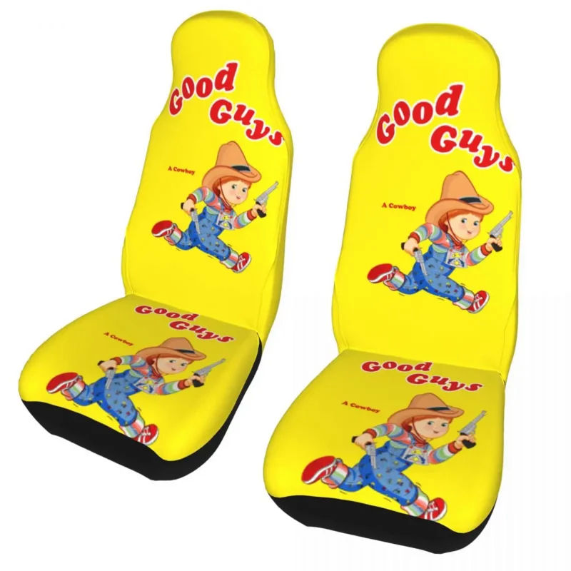 

Good Guys Cowboy Car Seat Covers Universal Fit for Cars Trucks SUV Child's Play Chucky Bucket Seats Protector Covers Women