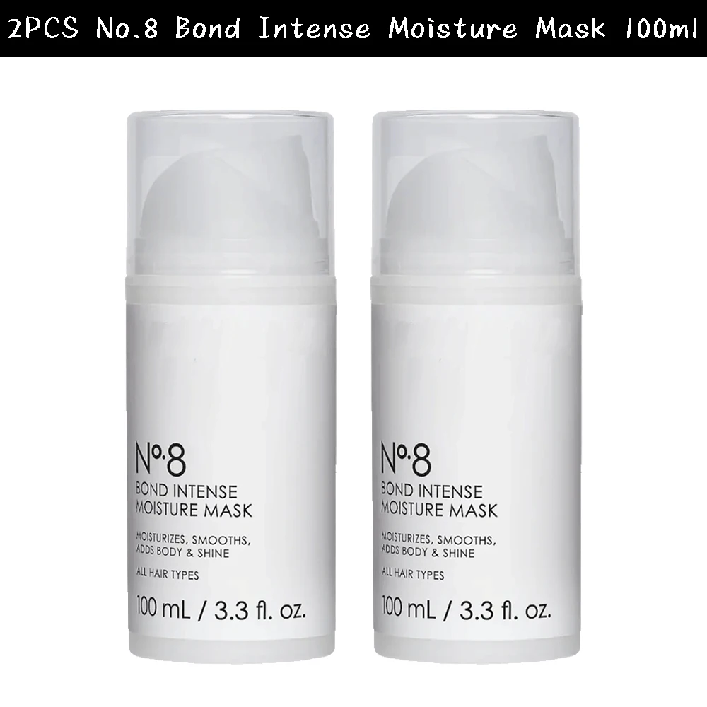 

2PCS Original No.8 Bond Intense Moisture Hair Mask 100ml Improve Irritability Smooth Repair Damaged Hair Suitable All Hair Types