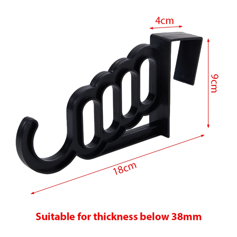 Multi-Function Home Accessories Foldable Clothes Hanger Drying Rack 5 Hole Suit Bathroom Door Plastic Organizer Storage Rack clothes drying rack