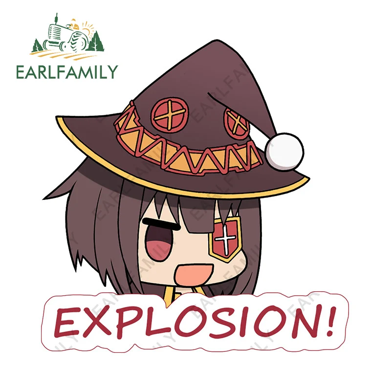 Earlfamily 13cm x 6.6cm para megumin kono subarashii sekai ni shukufuku wo  peek anime grande