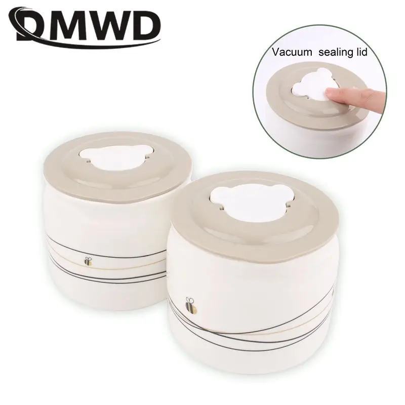 1.75L Multifunctional Thermostatic Brewing machine Intelligent Yogurt Fermenter Rice Wine Natto Kimchi Brew White porcelain Tank 3