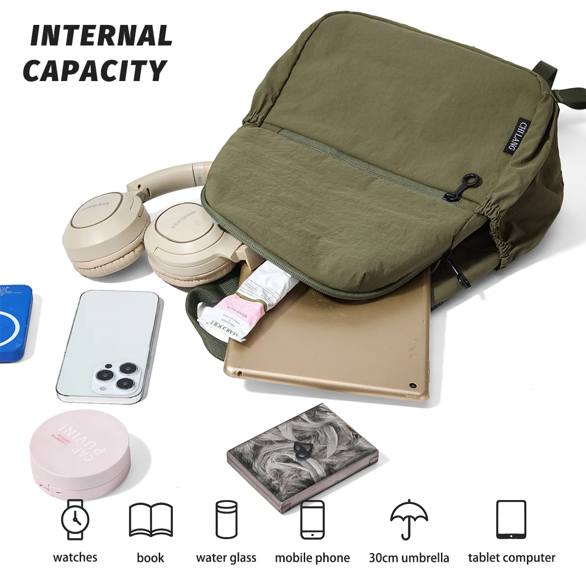 Schoolbags for Girls, Primary School Students, Japanese Style Junior High School Students, Girls, Niche Backpacks, Female Students, Mini Backpacks, Pure Color, Simple Class Bags for Tablets