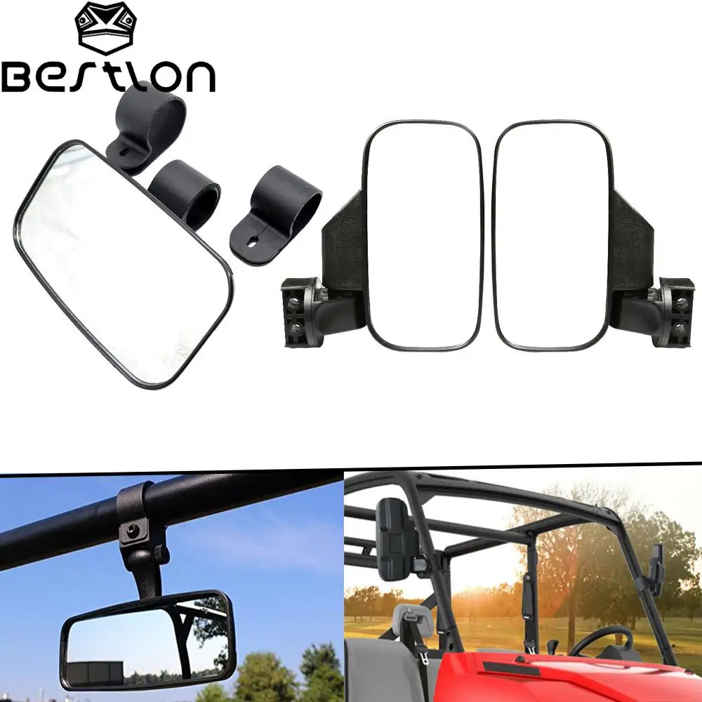 For Can Am Maverick X3 For Suzuki King Quad 2017 2018 2019 2020 2021 2022 Side View Mirrors Mirror Adjust Center Rearview Mirror