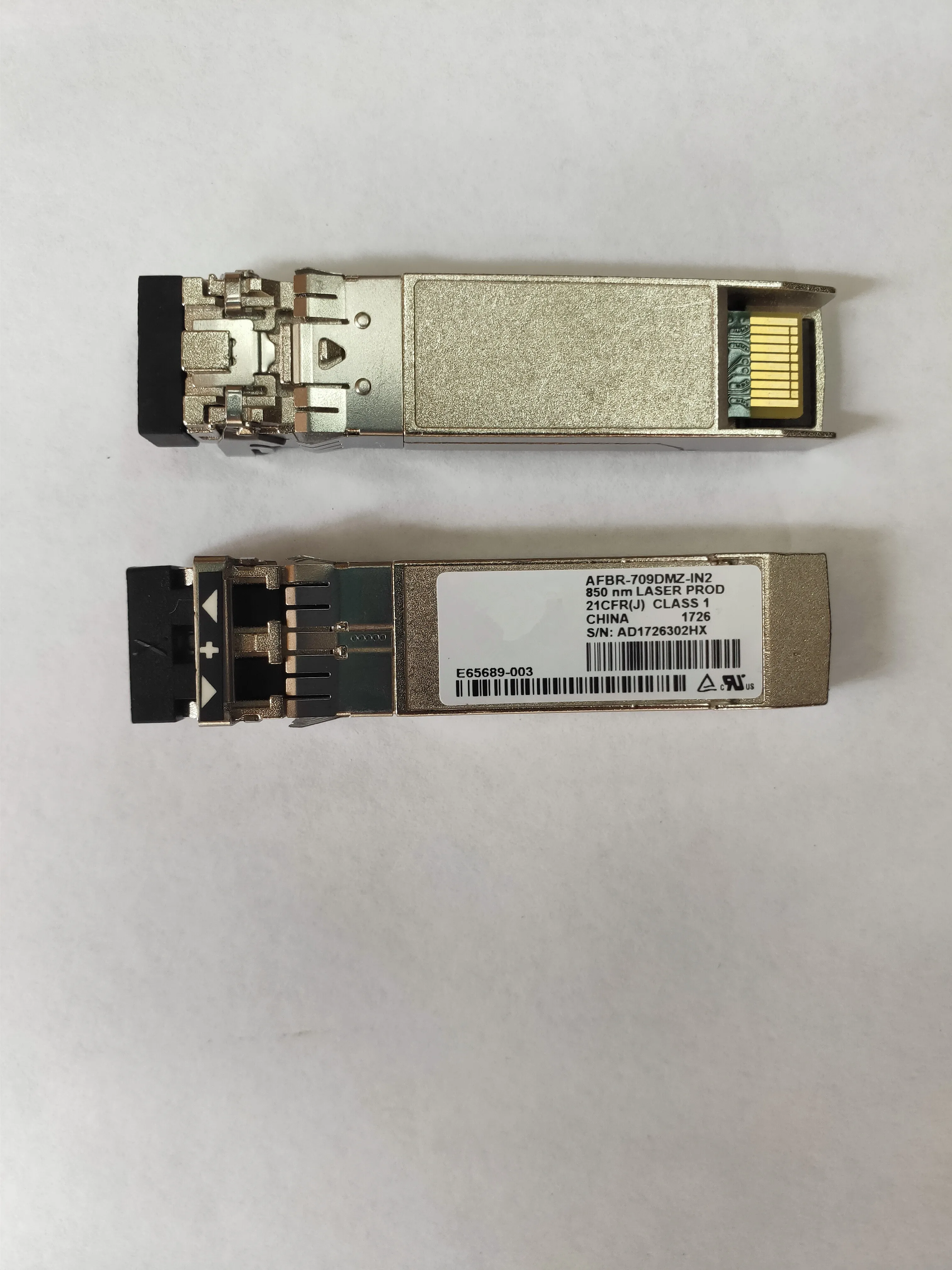 1PCS Int-el SFP 10gb Switch/E10GSFPSR/AFBR-709DMZ-IN2/X520 X710 Fiber Optical Network Card Module/10g Network Card/850nm Fiber int el fiber 10g sfp afbr 709dmz in3 e10gsfpsr 850nm x520 x710 network card sfp switch optical fiber module fibre channel module