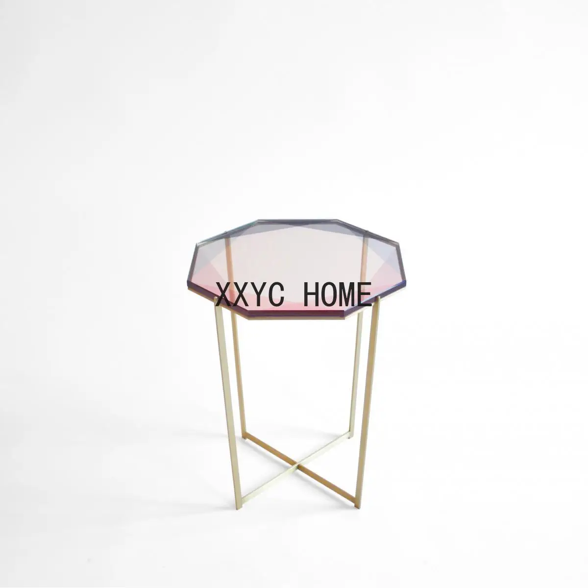 

Маленький журнальный столик GY в скандинавском стиле, круглый современный минималистский кофейный столик со стразами, маленькое стекло