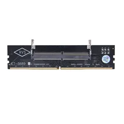 Laptop to Desktop DDR5 Memory Adapter Card - SO - DIMM to DIMM RAM Converter (Black Type A)