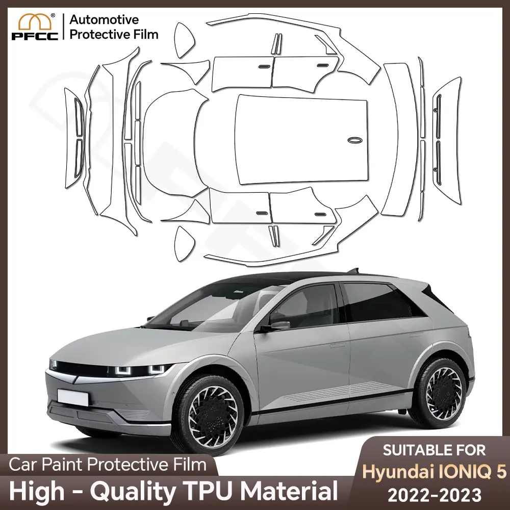 PreCut PPF Door Handle Protection Film For Hyundai Ioniq 5 2022-2025 – Clear Gloss Paint Shield