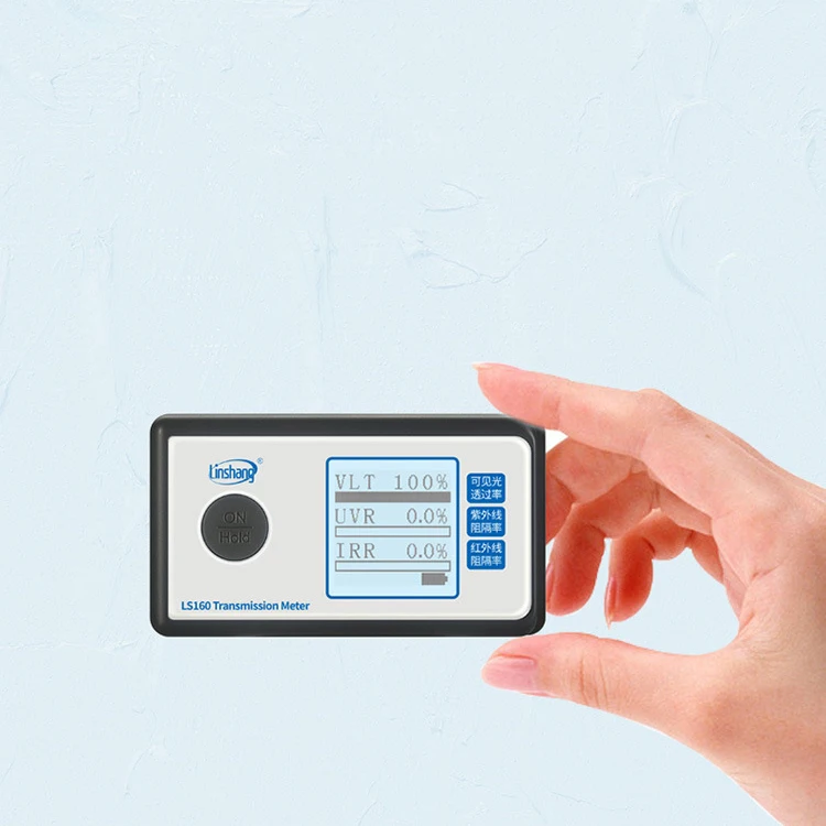 U50 휴대용 태양광 필름 변속기 계량기 테스트 윈도우 틴트, UV IR 거부 ..