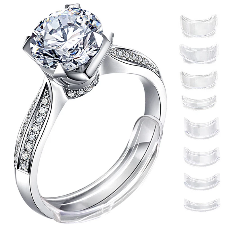 Ajusteur De Taille De Bague Invisible - Kit Complet Avec Outil De Mesure - Spirale TPU Et Entretoises