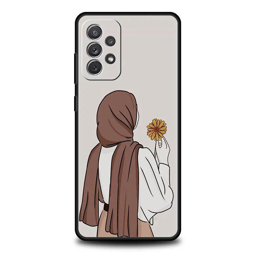 Elegant Muslim Arabic Girl Design Phone Case Cover - Artistic Protection