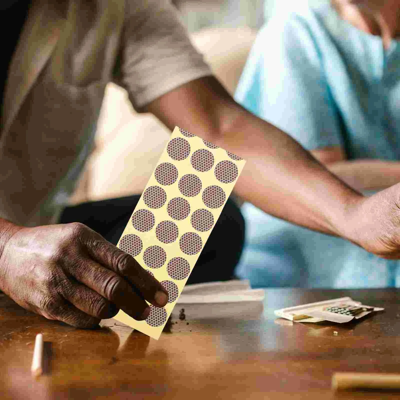 

Match Bottle Sticker Round Stickers Striker Paper with Adhesive Outdoor Accessory