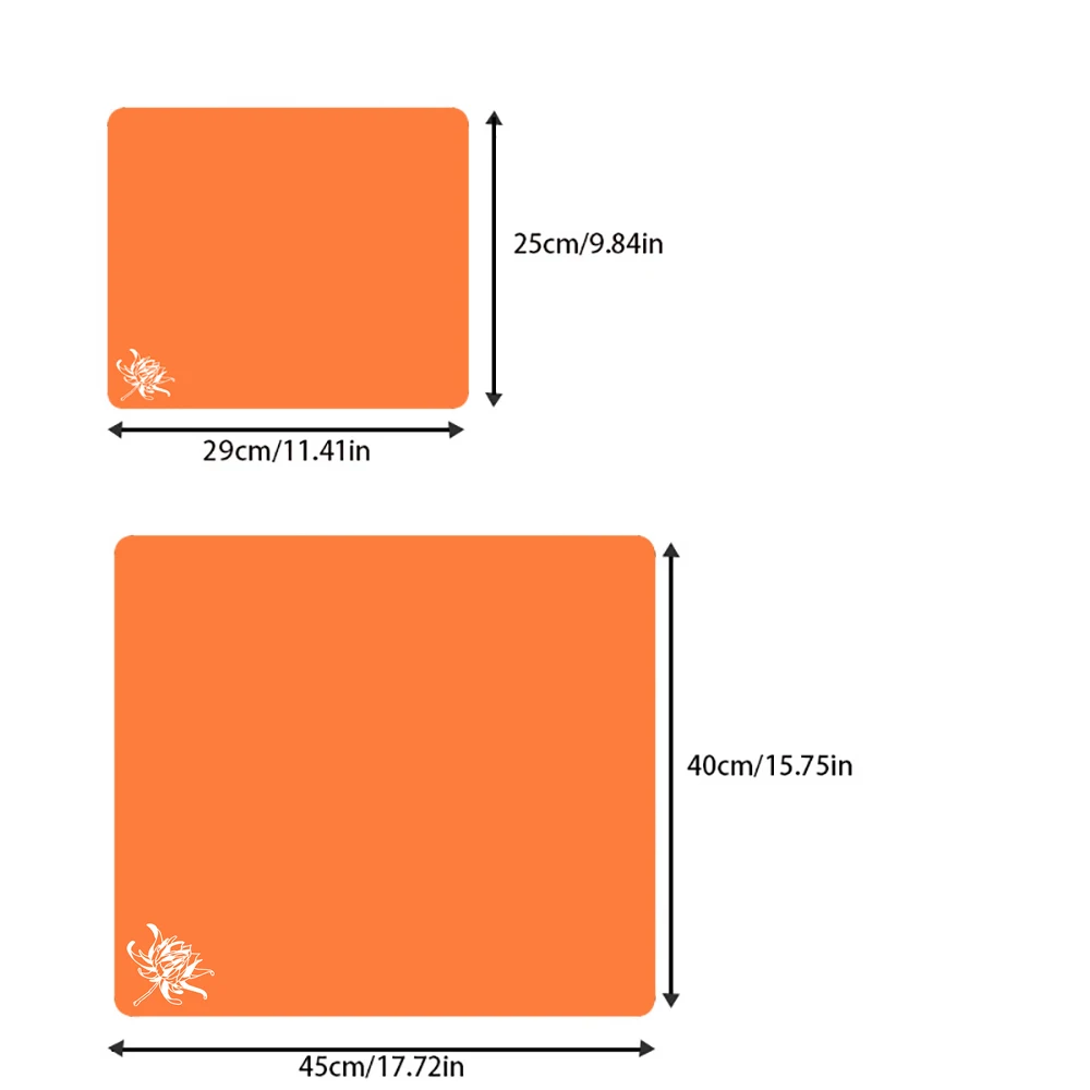 Premium Gaming Mouse Pad with Stitched Edge – Non-Slip Surface, 45x40cm