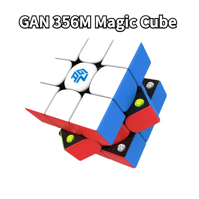 

[Funcube]GAN 356 M 3x3x3 Magnetic Magic Cube Professional 3x3 Speed Puzzle GAN356M Rubick 3×3 GES Fidget Children's Toy