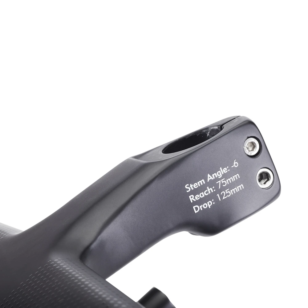 RPANTAHI Full Carbon Fiber Gravel Road Bicycle Integrated Handlebars Broken windmill Handlebar Ultra Light 28.6mm Cycling Parts bicycle handlebar