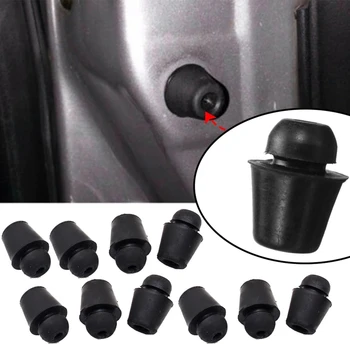 10pcs Car Door Shock Absorbing Gasket Rubber Pads For Toyota Yaris Cross Seat Altea Range Rover Evoque Prada
