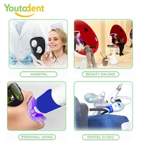 40W équipement de laboratoire dentaire lampe de blanchiment des dents 8 LED 1 couleur/3 couleur ampoule dentisterie accélérateur de blanchiment des dents 6