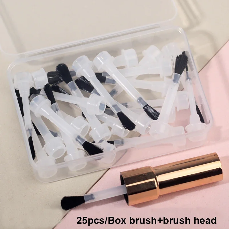 Disposable Nail Polish Brush Kit - 25/66pcs Manicure Tool Set for Nail Powder and Liquid Applications