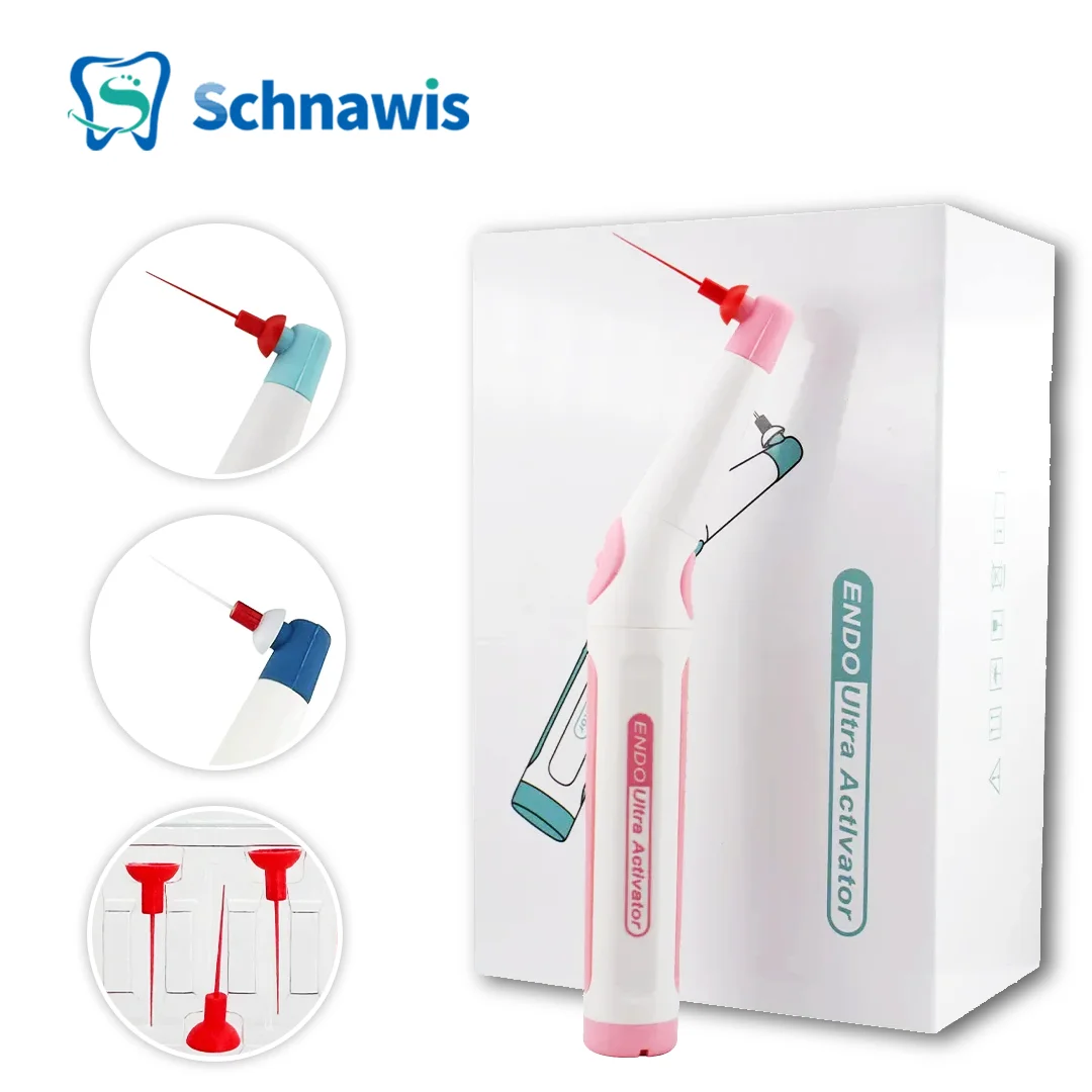 

Беспроводное оборудование для чистки зубов, эндоактиватор, 3-скоростной звуковой мотор, наконечник с 60 наконечниками для инструментов эндонтического корневого канала