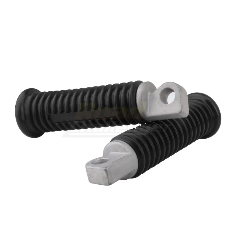 Pedane Poggiapiedi Per Moto - In Gomma, Per Passeggero, Compatibili Con Harley Davidson XL1200 - Foto 3