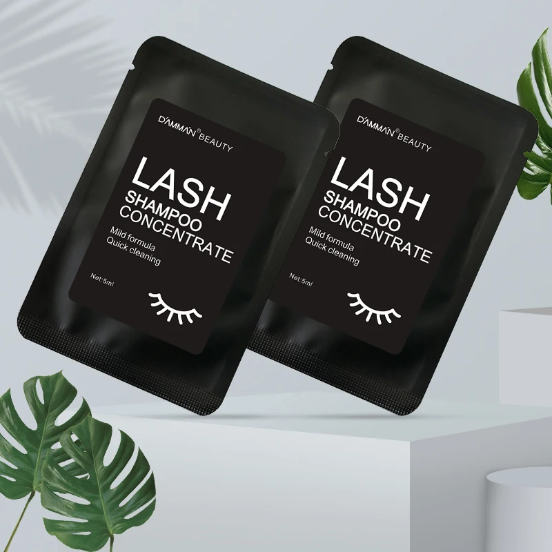 Eyelash Cleansing Mousse Eyelash Shampoo Concentrate Mousse Gentle No Stimulation Eyelash Extension Remover 60ml Makeup Tools 5
