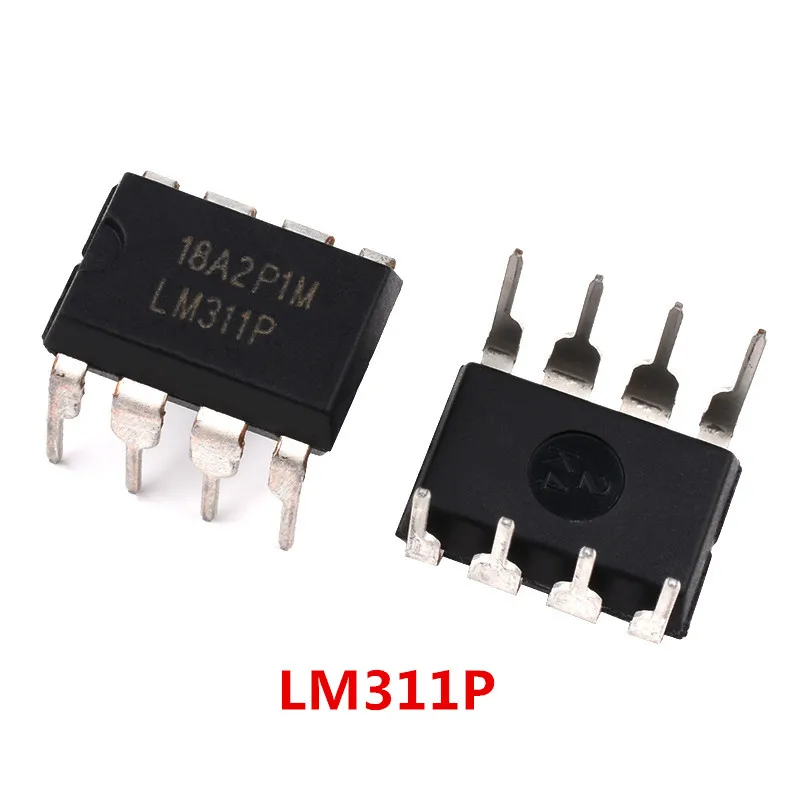 AmAir 10-Pack LM311P DIP8 Differential Comparators With Strobes – New IC, DIP-8 Package