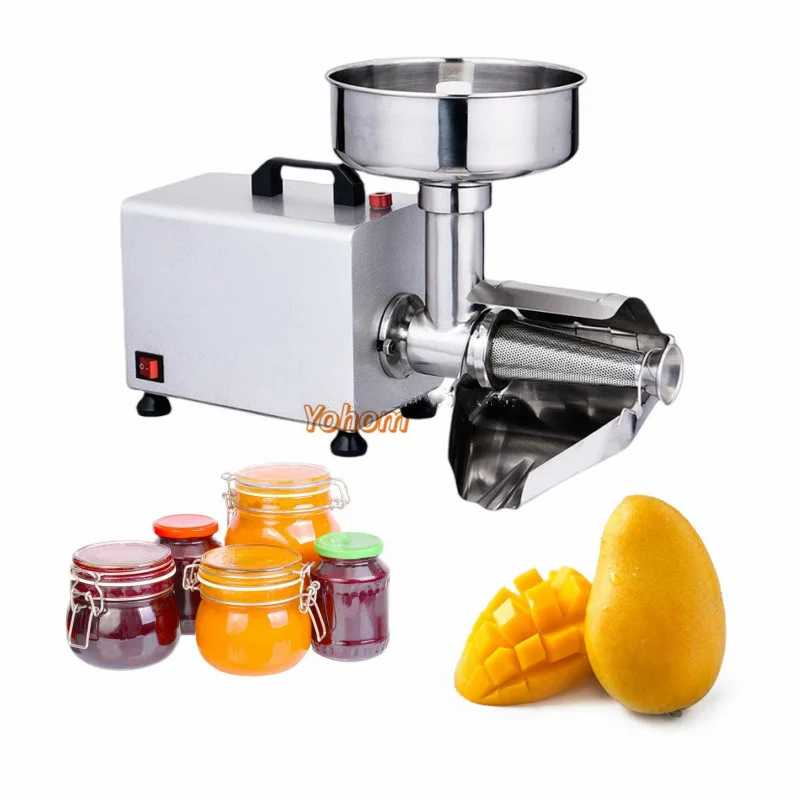 Stainless Steel Tomato Garlic Onion Sauce Jam Paste Making Machine Mango Pulper Fruit Puree Vegetable Pulp Juicer Making Machine