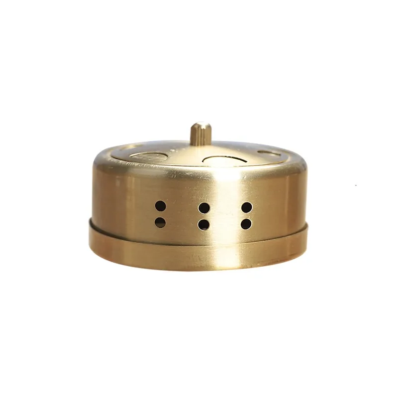 Moxibustion Box, Portable Smokeless Massage Adjustable Temperature Copper Moxa Burners ,no with Velvet Cloth Cloth Cover