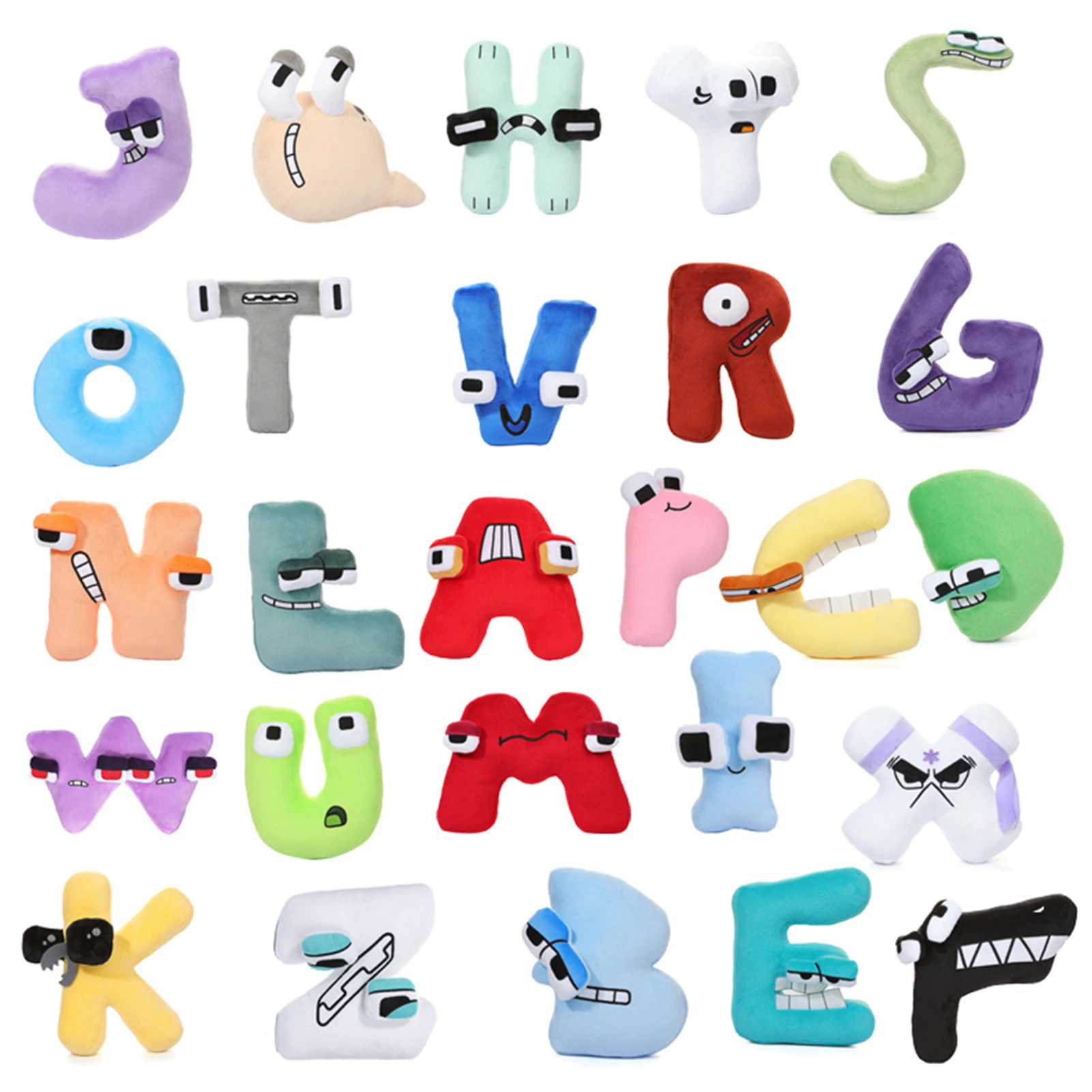 Alphabet Lore Plush Toys, Christmas Alphabet Lore Plushes Dolls for Boys  Girls, Soft Pillow Decoration of Stuffed Animal Plush Toys for Merry  Christmas Favor Gifts 