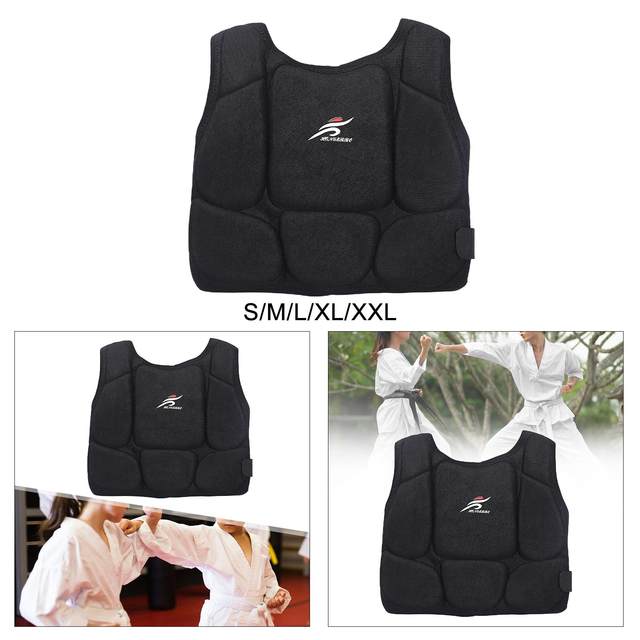 Karate Chest Protector Rib Armour for Equipment Baseball Volleyball