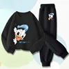 DISNEY Boys' Sweatshirt Set with Donald Duck Print Children's Pullover and Pants 2-piece Set, Breathable Spring and Autumn Style 5