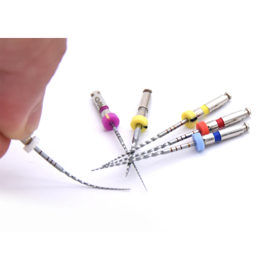 Dental Files SOCO PLUS File Plus Activated Root Canal Dentist Tools Endodontic Rotary 6Pcs/Box