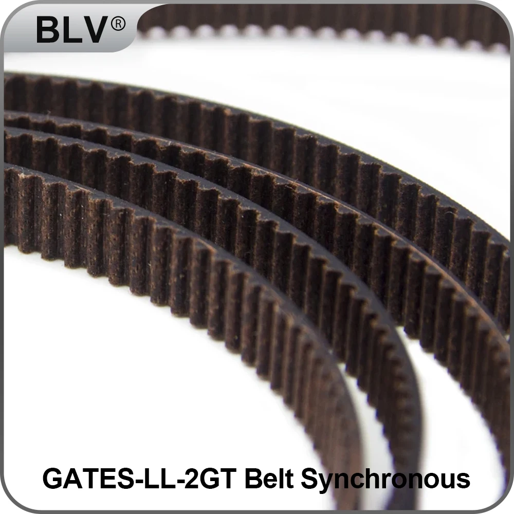 BLV® GATES-LL-2GT 2GT belt synchronous belt GT2 Timing belt Width 6MM 9MM wear resistant for Ender3 cr10 Anet 3D Printer