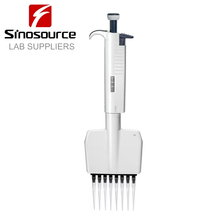 

Multi Channel Adjustable Volume Pipettes 8 or 12 Channel MicroPette PCR Lab Pipette