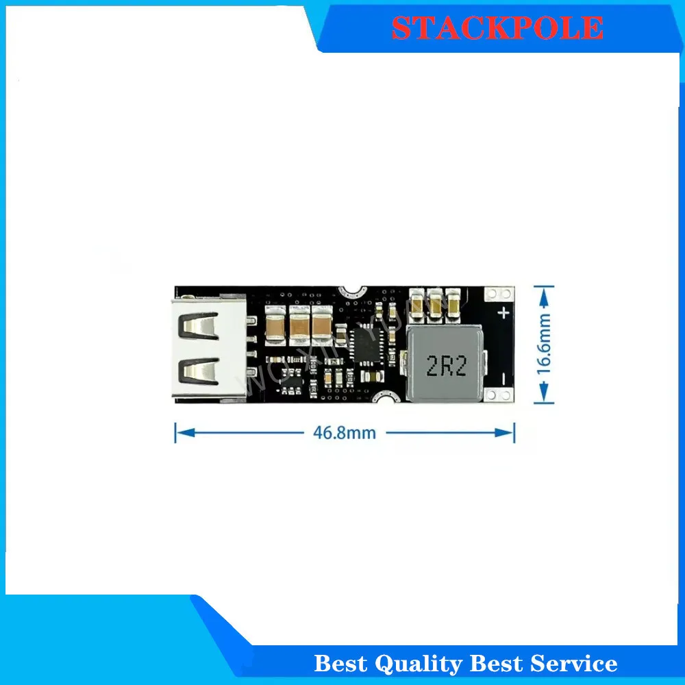 

TPS61088 Single Cell Lithium Battery Boost Power Module Board 3.7V 4.2V Liter 5V 9V 12V USB Mobile Phone Fast Charge QC2.0 QC3.0