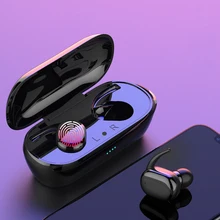 

TWS Wireless Bluetooth 5.0 Fingerprint Touch Earbuds Built-in Mic Super Bass Stereo Sports Headphone Headset With Charging Box