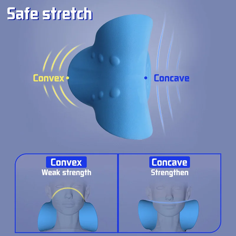 Neck Shoulder Stretcher Neck Pain Relaxer Cervical Traction Device Pillow for Pain Relief Cervical Spine Alignment neck shoulder stretcher,neck and shoulder relaxer,neck massager