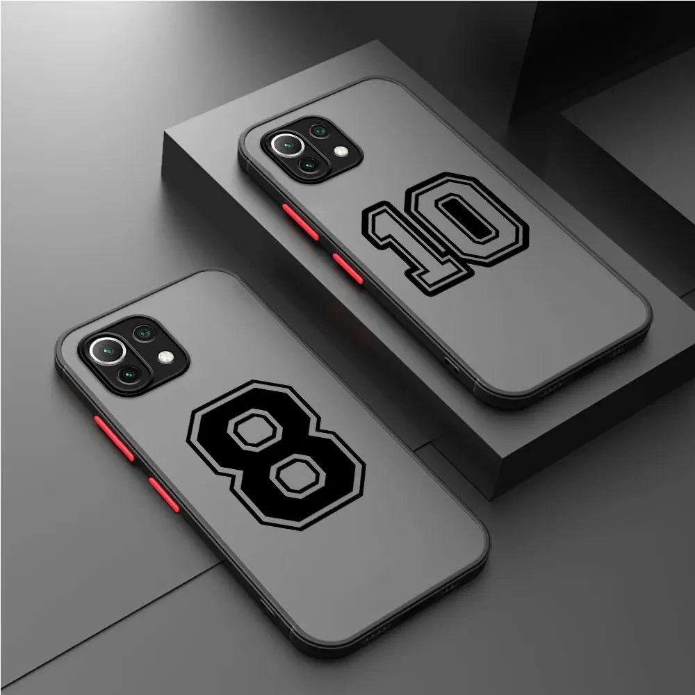 Basketball Celebrity Numbers Design Soft & Hard PC Phone Case Cover