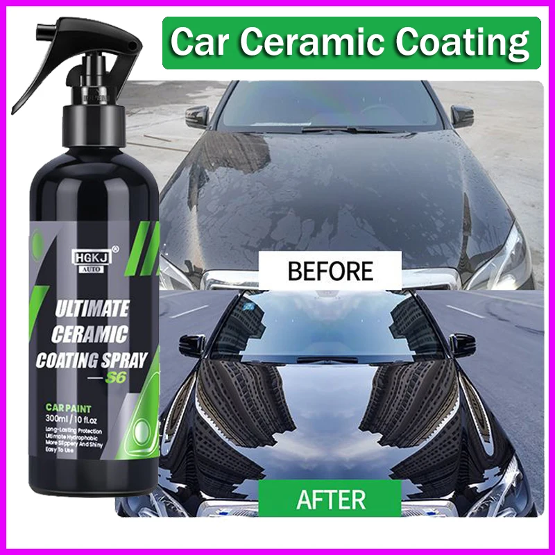 Nano Ceramic Car Coating Spray Hydrochromo Car Paint Care Polymer Detail Protection Liquid Wax Wash Spray Detailing Prodotti Per Auto